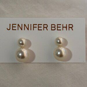 Jennifer Behr Iris Pearl Drop Earrings
